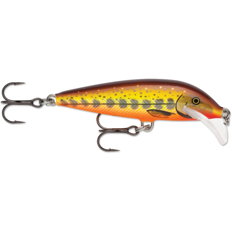 Rapala  Scatter Rap CountDown Lure, 2 3/4″, 1/4oz, Hot Mustard Muddler