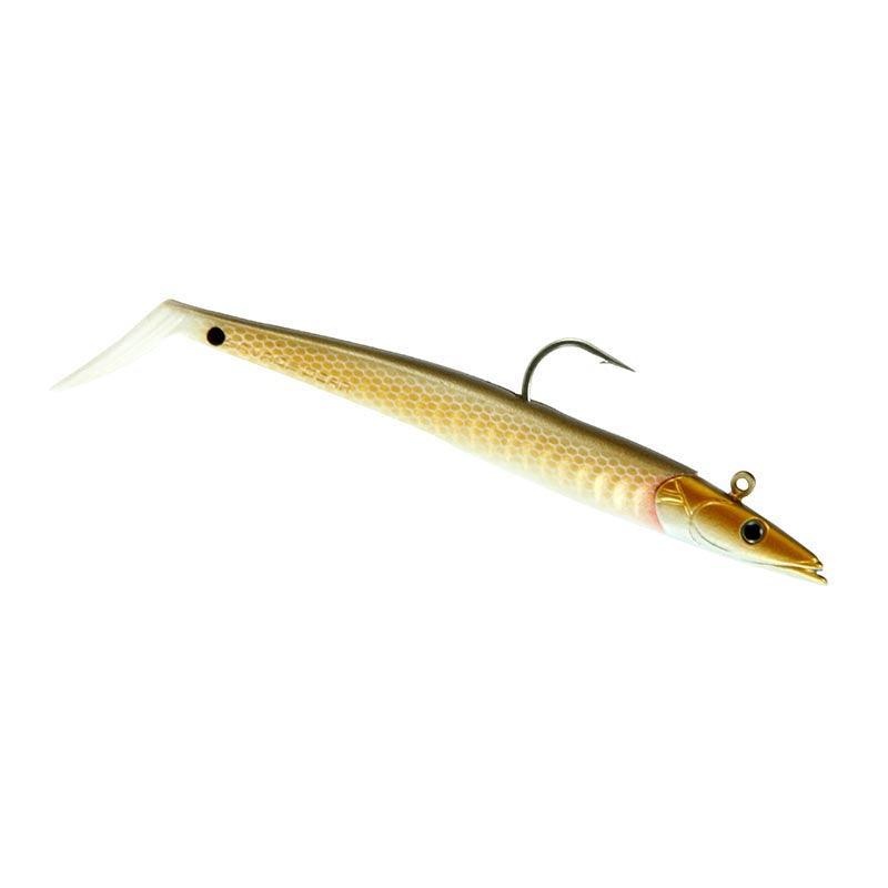 Savage Gear Sandeel Soft Bait Lures Length: 5″ – Weight: 4/5oz Brown Sandeel