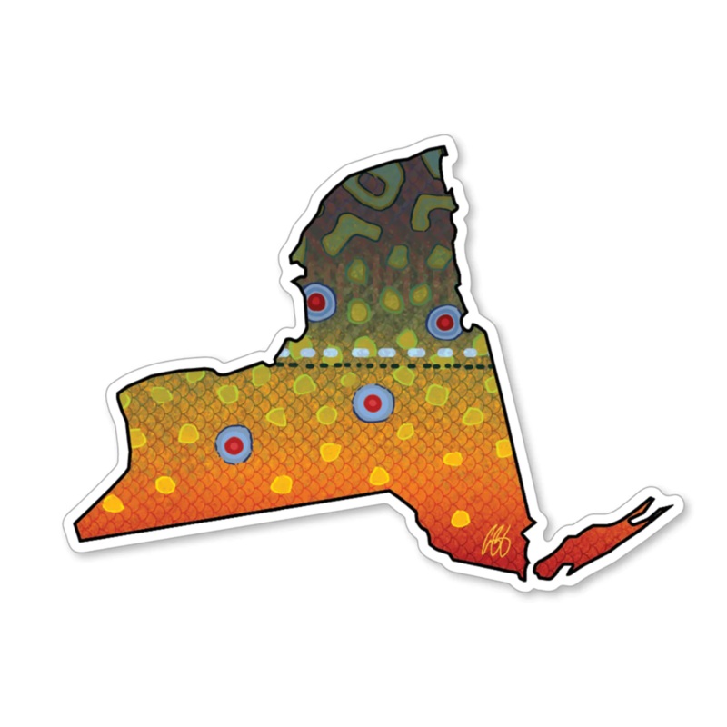 Casey Underwood New York Brook Decal Sticker