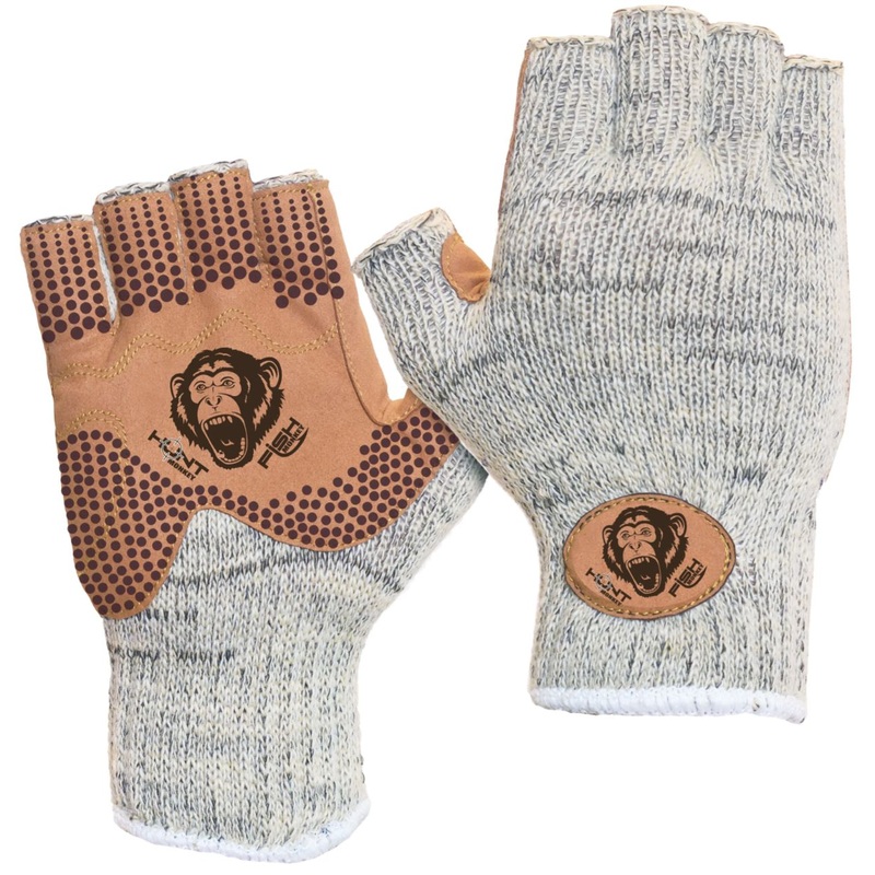 Fish Monkey Wooly Wool Half Finger Gloves S/M