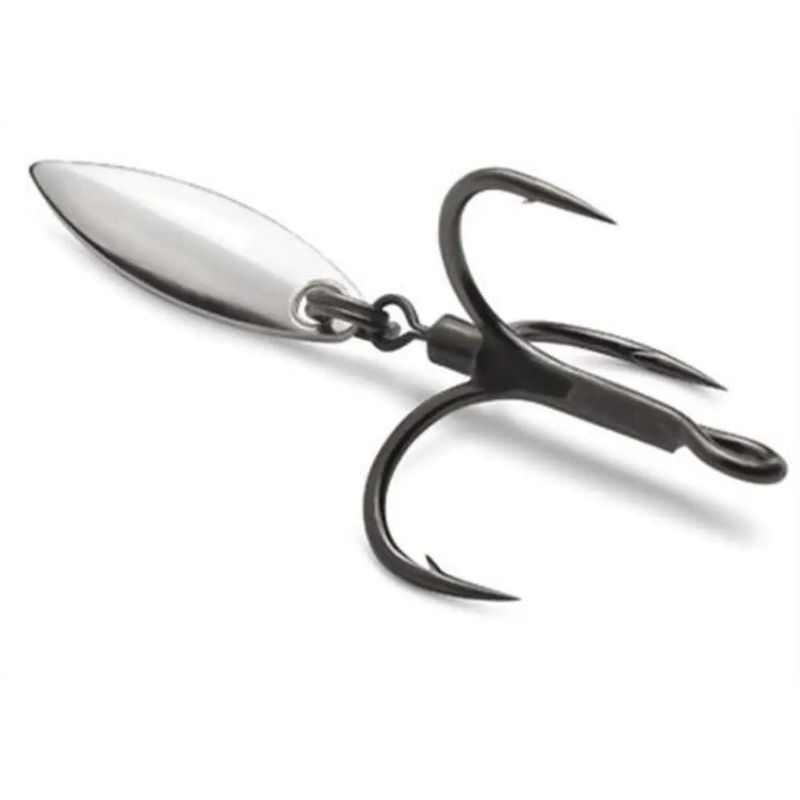 VMC Bladed Hybrid Treble Short 1X Hook (2 Pk) #4 (2 Pk)