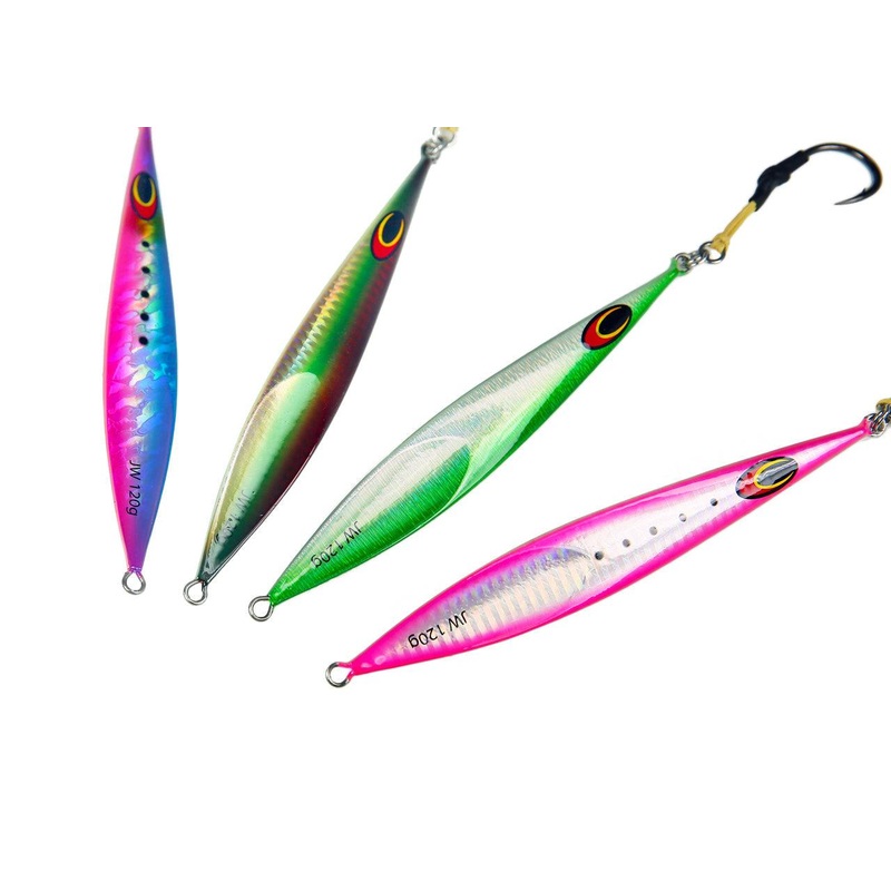 Jigging World MJ67 Slow Pitch Jigs Blue PInk 90g / 3.2oz