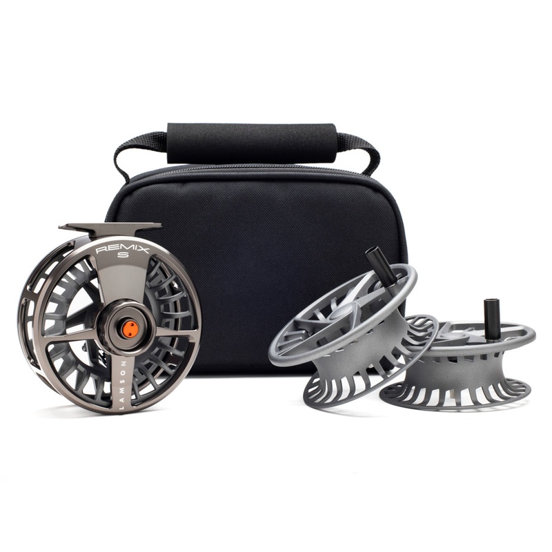 Lamson Remix S-Series HD Fly Reel 3 Pack Smoke 7+