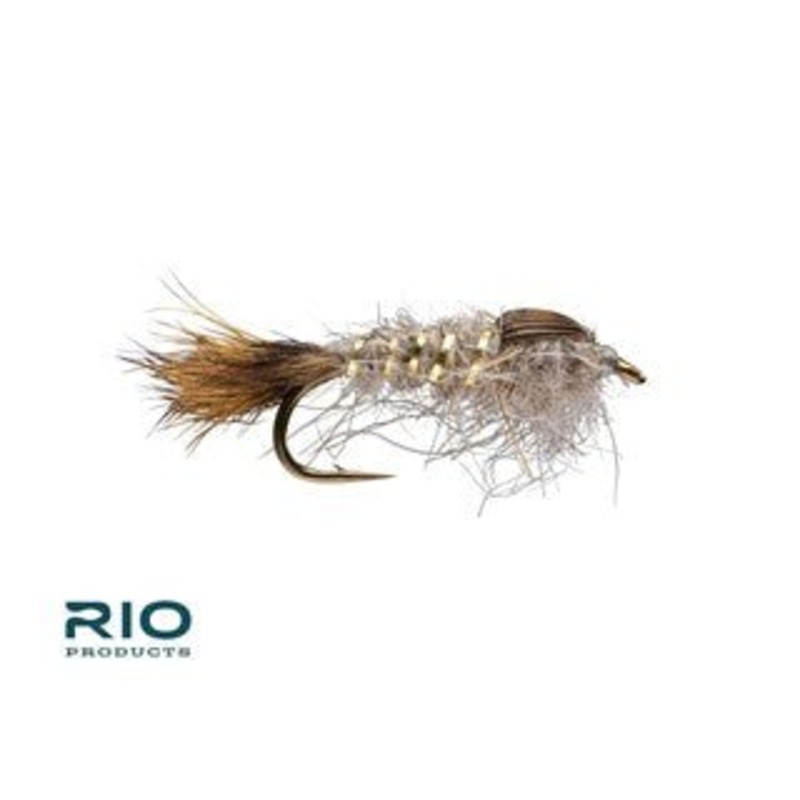 RIO Flies Hare’s Ear Natural (12 Pack) 14