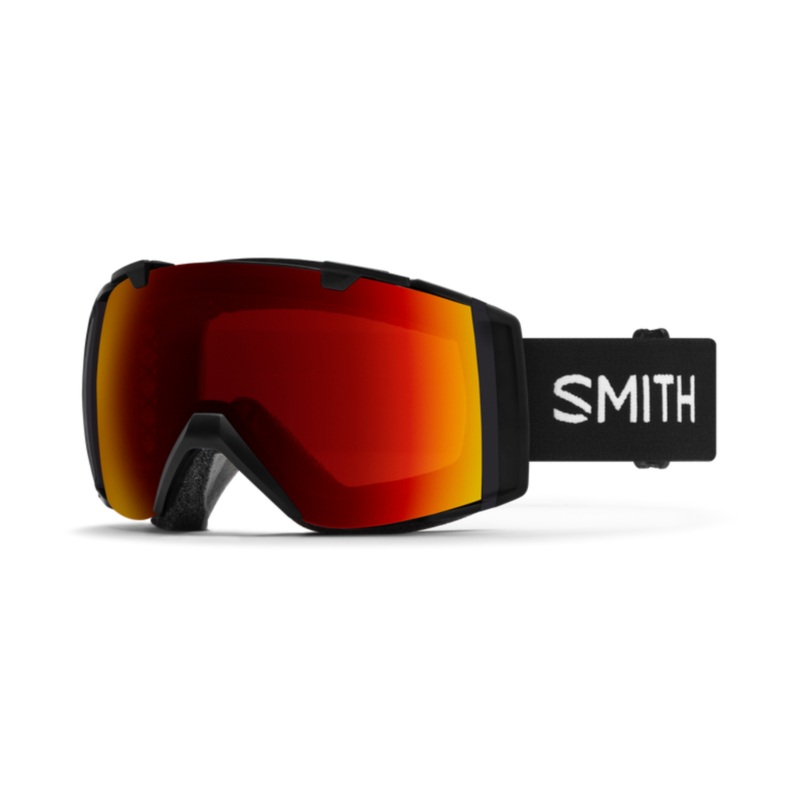 Smith Optics I/O Goggles – Black + ChromaPop Sun Red Mirror Lens