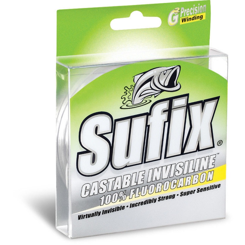 Sufix InvisiLine Casting Fluorocarbon Clear Line 6 pound 100 yards