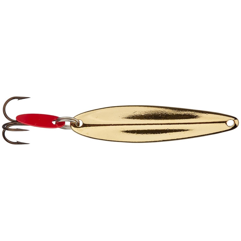 Bay de Noc Swedish Pimple Jigging Spoon Gold 1/2 oz – 2 1/4 inch