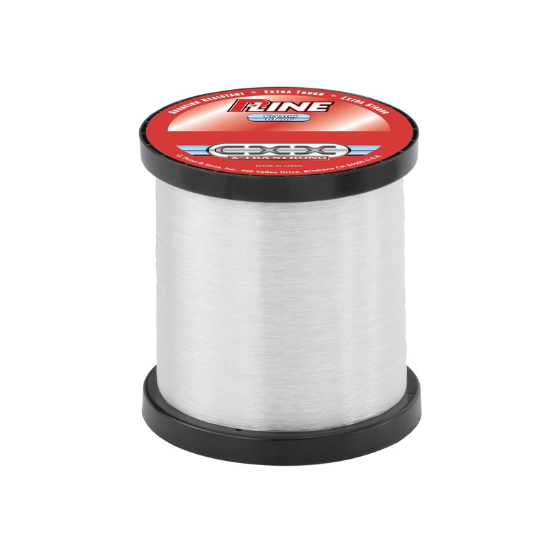 P-Line CXX Crystal Clear X-Tra Strong Fishing Line 3000 Yard Bulk Spool Crystal Clear 2 lb