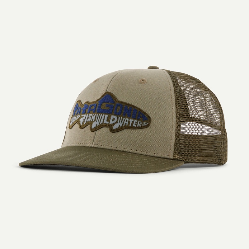 Patagonia – Take a Stand Trucker Hat Wild Waterline: River Rock Green