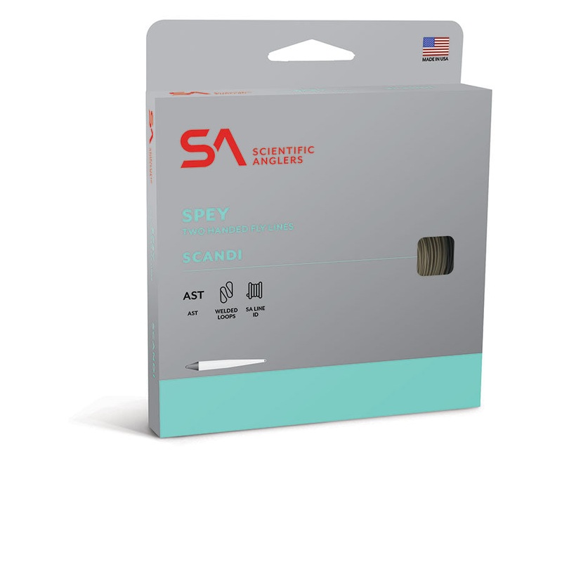 Scientific Anglers Scandi Fly Line Black / Butter 350 Grain
