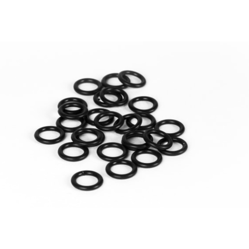 X-Zone Pro Series Wacky Rigging O-Rings, Large (25 Pk) Black