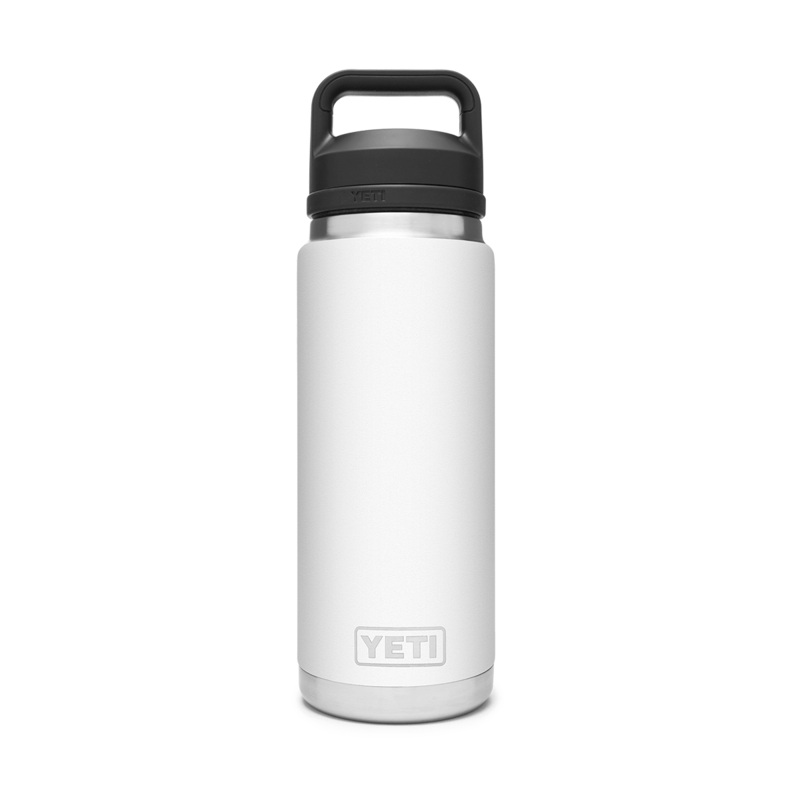 YETI RAMBLER 26 OZ BOTTLE WITH CHUG CAP – WHITE