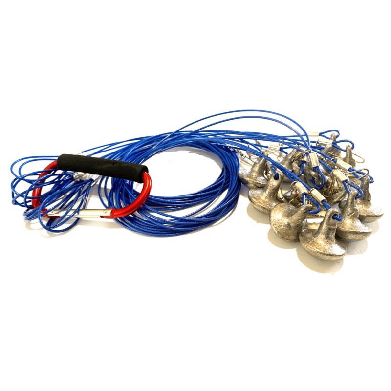 48″ 8oz Mushroom Weight Texas Rigs 1 Dozen Black