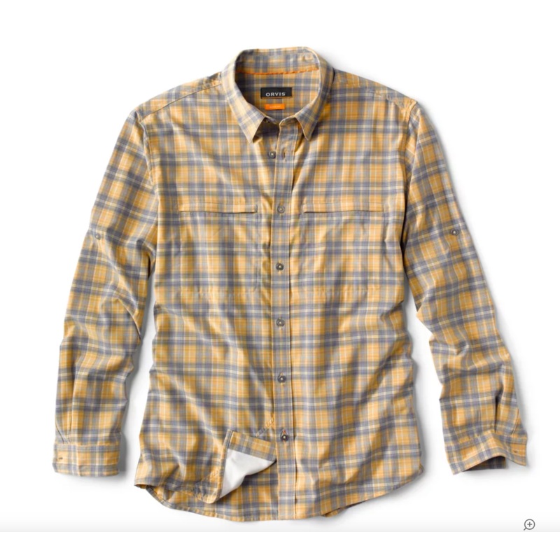 Orvis Stonefly Stretch Long-Sleeved Shirt – Ochre Medium