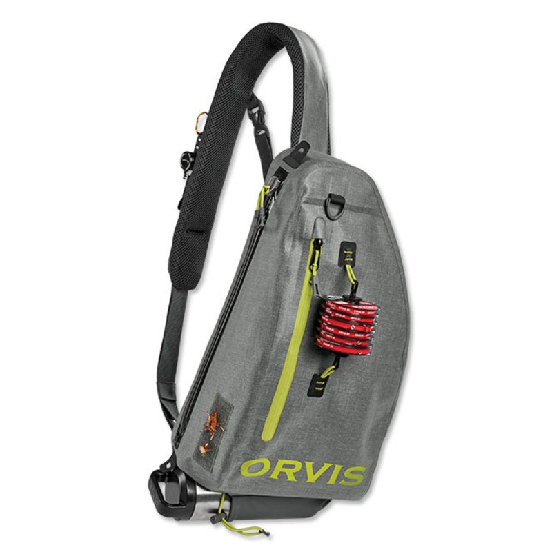 Orvis Waterproof Sling Pack Grey / Green