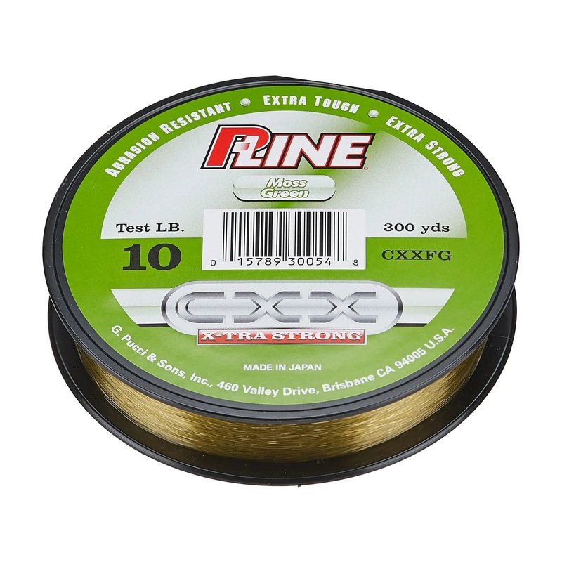 P-Line CXX X-tra Strong Line-Moss Green (300 YDS) 4 lb