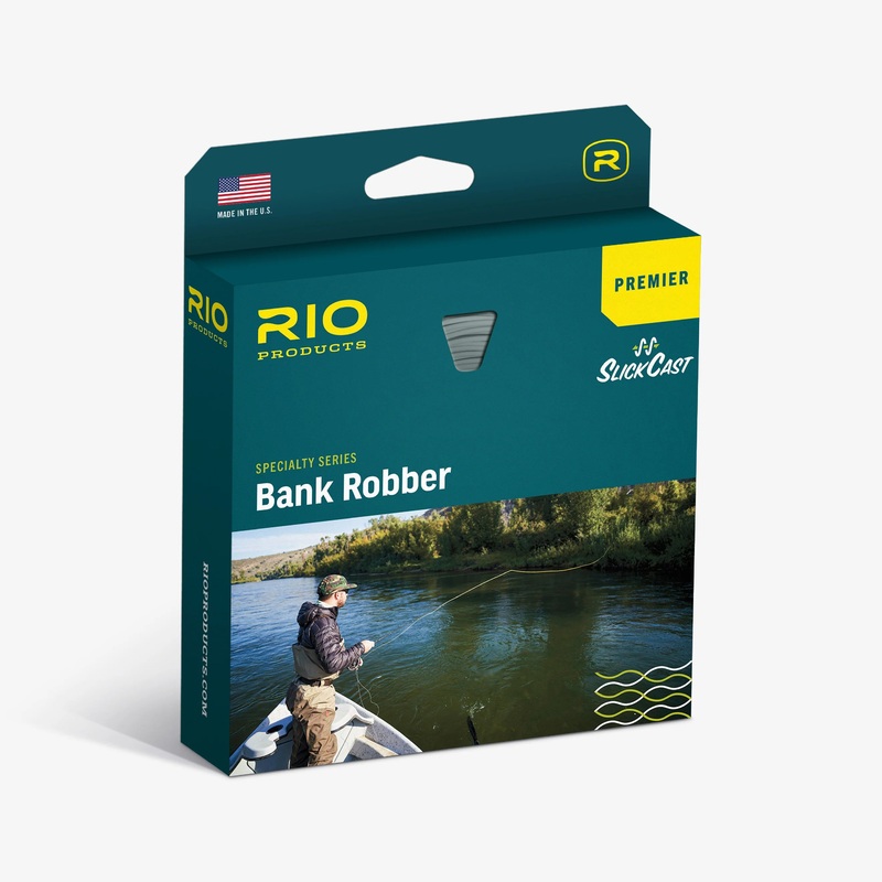 RIO – Premier – Bank Robber – Fly Line 5 wt. Floating Tan/Lt Green/Tan