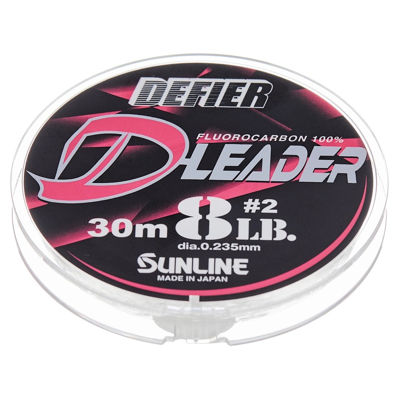 SUNLINE DEFIER D-LEADER FLUOROCARBON LEADER – 33 yd 5 lb