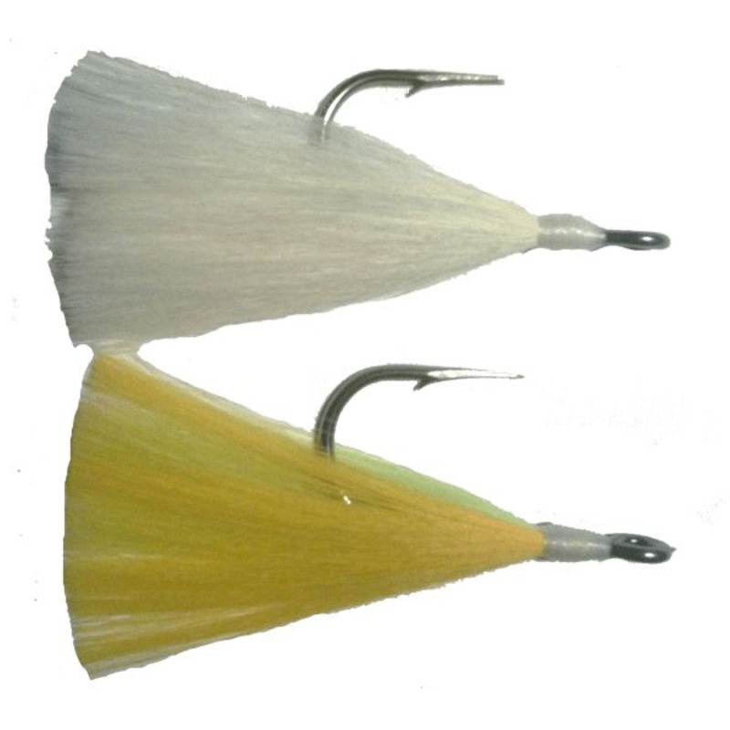 Tony Maja Siwash Replacement Hooks with Synthetic Bucktail Size: 8/0 – Color: Chartreuse [Stinger]