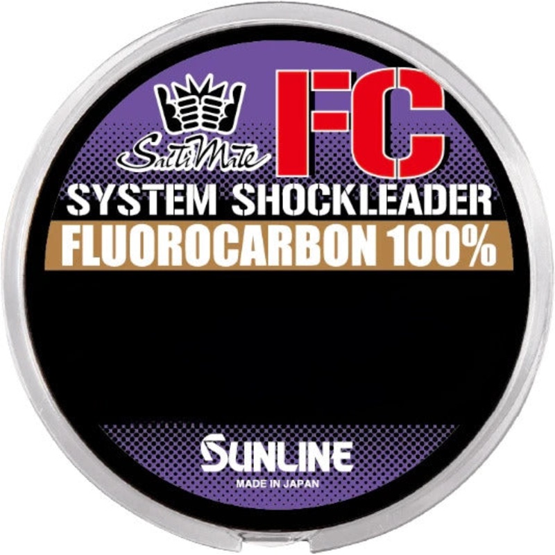 Sunline SaltiMate System Shock Leader FC 60 Pound – Length 33 Yards